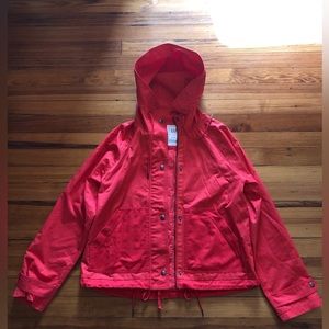 GAP red water repellent jack size small tall